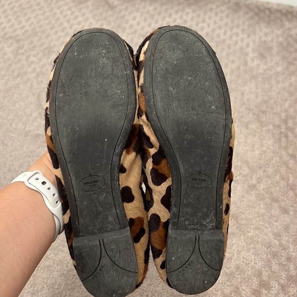 Prada Leopard Print Flats - Picture 3 of 3